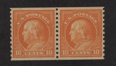 497 Pair Choice XF PSE 90 mint never hinged with nice color ! see pic ...