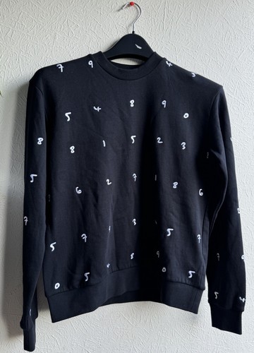 PAUL SMITH Womens Embroidered Sweatshirt Black UK XS RRP €245 - Picture 9 of 14