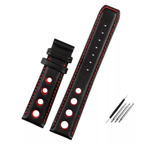 Correa de reloj de cuero de 20 mm para pulsera deportiva Tissot T91 T044 1853 PRS516. - Imagen 8 de 19