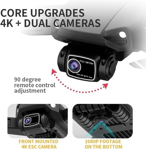 Drones with Camera for Adults 4k, Compliance with FAA Remote ID - Picture 3 of 6