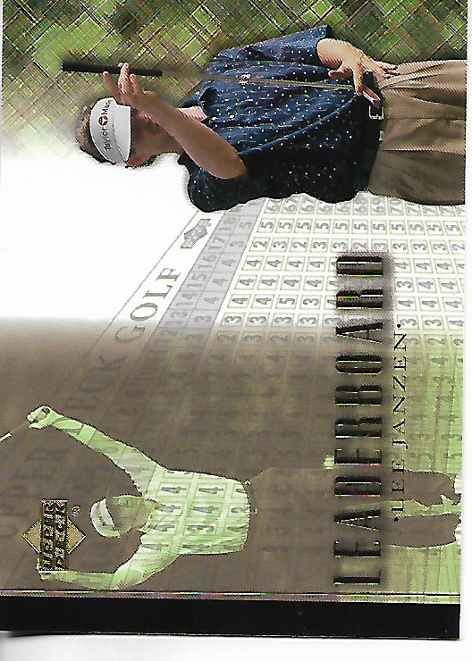 2001 Upper Deck Lee Janzen Leaderboard Card #93