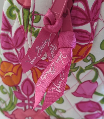 Vera Bradley Handbag Purse Caroline Lilli Bell Flowers Colorful Damage Read ⬇️ - Picture 9 of 24