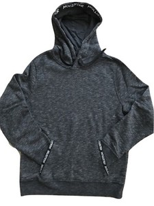 abercrombie logo tape hoodie