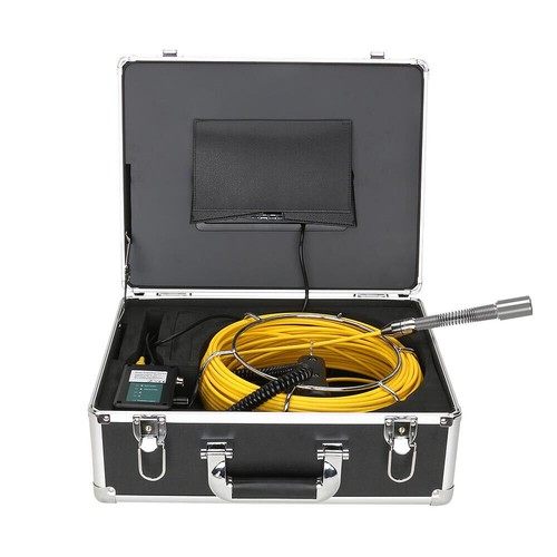 7" Monitor Sewer Pipe Inspection Video Camera HD 512HZ Pipe Locator 22MM IP68 - Picture 16 of 24
