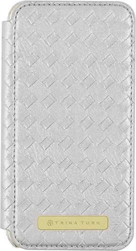 Étui folio tissé Trina Turk Basket (écran 4,7") pour Apple iPhone 7/8 - Argent - Photo 5/10