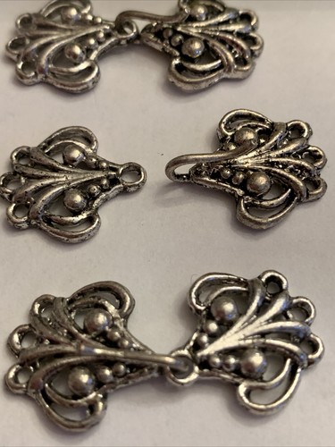 Set Of Three Silver Clasps New - Picture 2 of 4