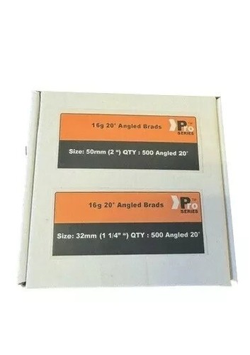 ANGLED 16g Brad/Nail 2500 32mm,38mm,45mm,50mm,63mm for Dewalt, Paslode,Hitachi 1 - Picture 6 of 10