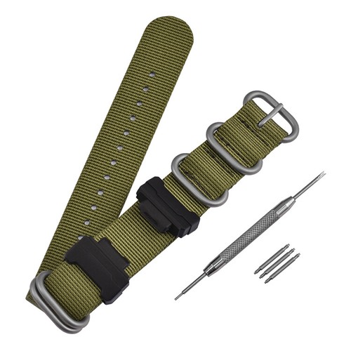 Camo Nylon Watch Strap for GA-110 DW5600 9052 DW6900 DW-5700 Band Wrist Bracelet - Picture 10 of 39
