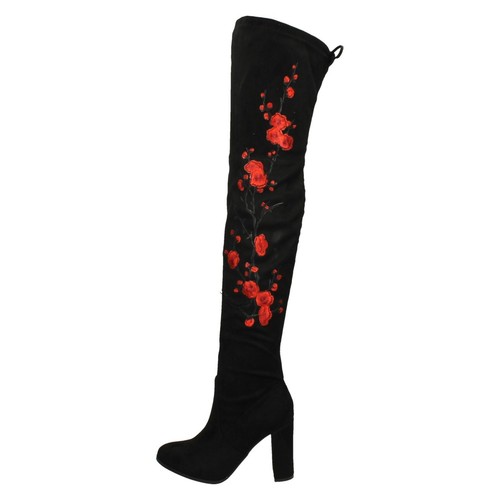 Botas para damas F50764 con cremallera sobre la rodilla por punto eran £39.99 ahora £29.99 - Imagen 6 de 9