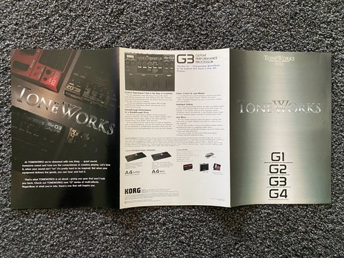 KORG Toneworks - G1-G2-G3-G4 Prozessoren - 1994 6pg Prospekt + 3 Produktblätter - NEUWERTIG! - Bild 4 von 10