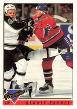 Benoit Brunet 1993 Topps Premier #84 Montreal Canadiens