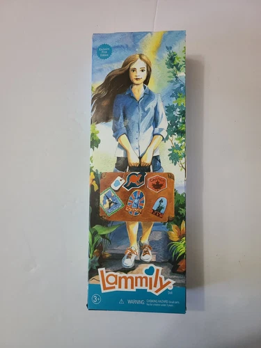 Lammily Traveler Doll 11" 1st Ed Clothes Shoes 2014 Realistic Body Articulated