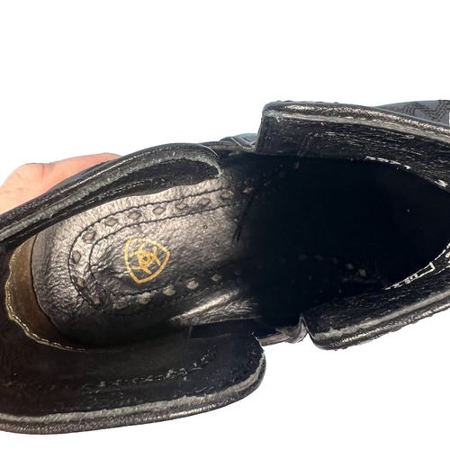 Ariat Women’s Dixon R Toe Western Bootie Brooklyn Black 10035976 Size 6 B - Picture 7 of 18