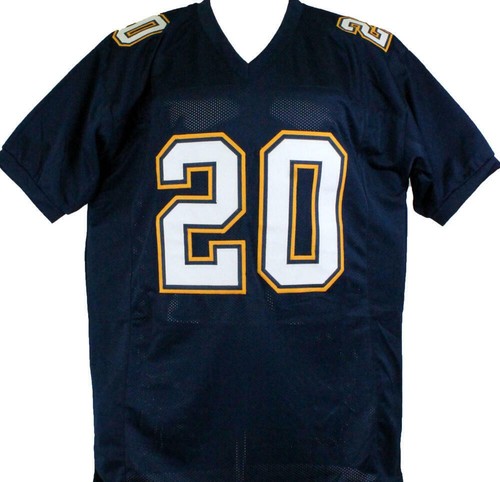 Natrone Means Autographed Blue Pro Style Jersey-Prova *Black - Picture 3 of 8