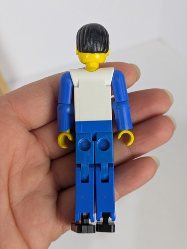 Vintage LEGO Rare Technic VTOL 90's Minfigure Tech 2706 Blue Guy Sunglasses - Picture 5 of 6