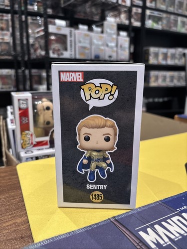 Lewis Pullman Firmado Sentry 1485 Funko Pop! Vinilo Marvel Thunderbolts SWAU certificado de autenticidad - Imagen 5 de 7