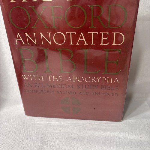 The New Oxford Annotated Bible Indexed with Apocrypha NRSV 1994 Hardcover, EUC - 第 4/12 張圖片