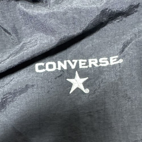 Vtg Converse Mens Black Windbreaker pants Black nylon L made in USA 38*33 Y2K 90 - Bild 12 von 16