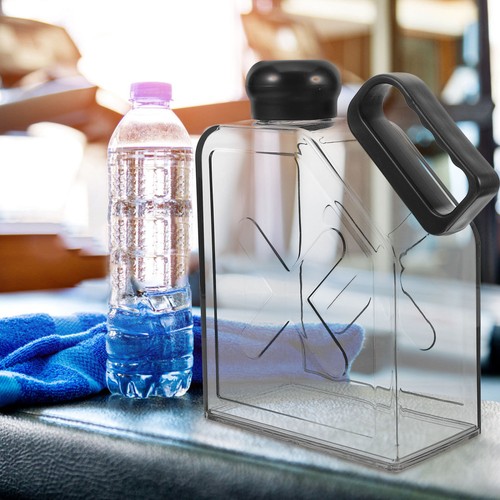 Portable Sports Water Bottle Fitness Outdoor Travel Flat Camping