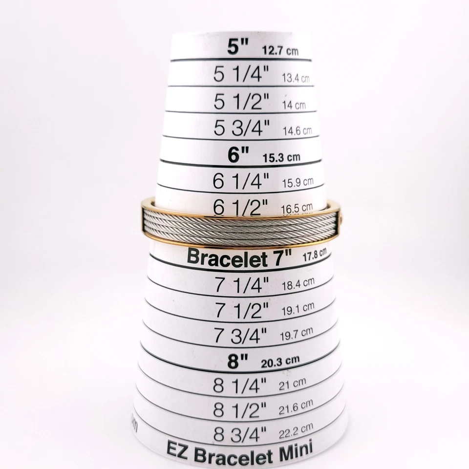 NUEVO Brazalete Philippe Charriol Forever Plata Oro Rosa Acero Pulsera Grande Foto 3 de 4