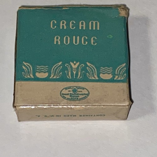 Nuevo de Lote Antiguo Años 40 Avon Cream Rouge En Caja Original - Buen Sello de Limpieza - Esmalte Aqua - Imagen 7 de 10