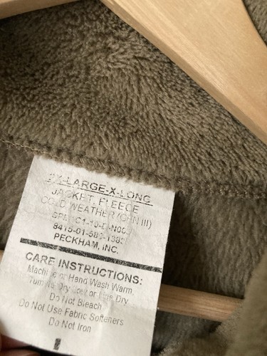 OCP Coyote Brown Cold Weather Jacket 2XL XL Fleece Polartec ECWCS - Picture 3 of 7