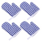 4 Stück Backen Küchenhandschuh Kinder Backofenhandschuhe Hitzebeständiger