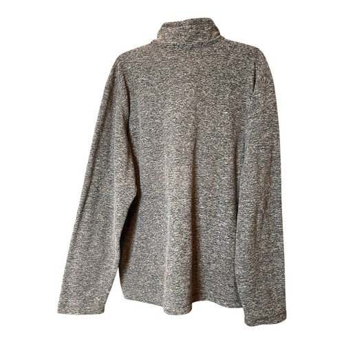 Eddie Bauer Herren Fleecepullover grau Pull Over 1/4-Reißverschluss Large Outdoor - Bild 6 von 9