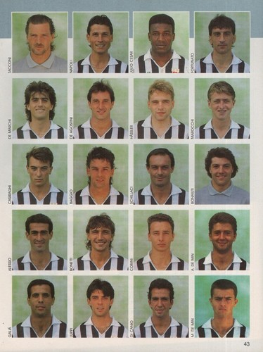 GUERIN SPORTIVO SERIE A 1990/91 - 2 BLÄTTER FUSSBALL ITALIEN JUVENTUS RETRO INTER
