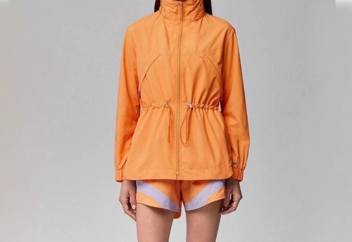 SOIA&KYO Neiman Marcus Raven Hooded Anorak Lined Rain Jacket M NWT $295 - Picture 2 of 13