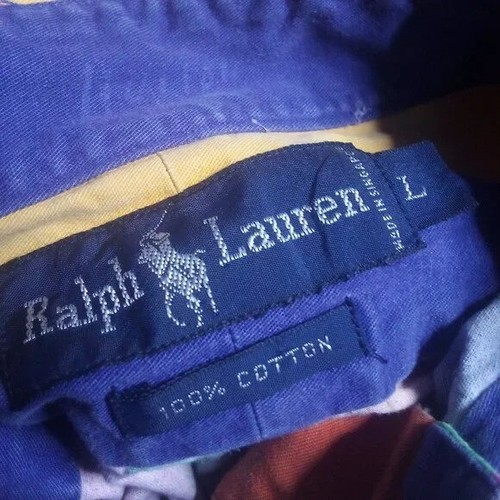Vintage Polo Ralph Lauren Brushpopper Color Block Button Shirt - Bild 3 von 6