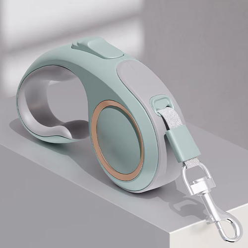 Correa extensible retráctil de nailon ajustable duradera para mascotas 5 m - Imagen 7 de 9