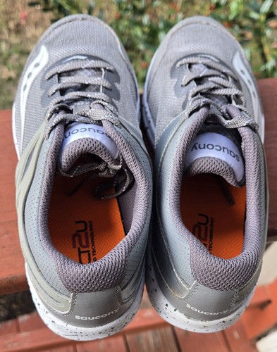 Saucony Velocity Big Boys Sneakers Sz 3Y Youth Gray Shoes Athletic School  - Picture 13 of 16