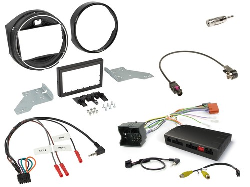 JVC USB Bluetooth Lenkrad DAB 2DIN Autoradio für BMW Mini F55/F56 2013-2016 schw - Bild 3 von 11