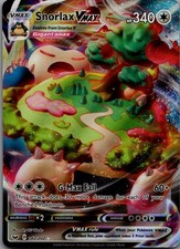 Snorlax VMAX Ultra Rare SWSH01: Sword & Shield Base Set 142/202 NM