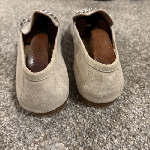 FRANCO SARTO BEIGE WILDLEDER HALBSCHUHE - Bild 3 von 4
