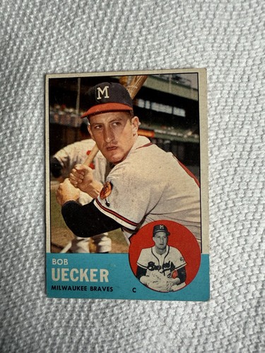 1963 Topps Bob Uecker #126 Milwaukee Braves
