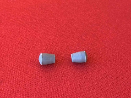 FORD FALCON SUNVISOR END GROMMETS PAIR GREY XA XB XC XD XE XF ZF ZG ZL FAIRLANE - Picture 2 of 3