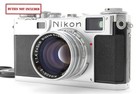 [W IDEALNYM STANIE] Aparat filmowy Nikon S2 35mm + obiektyw Nikkor S.C 5cm 50mm f1.4 z Japonii