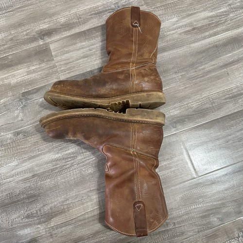 Thorogood Hombres Pull-On Compuesto Acero Puntera de Seguridad Trabajo Marrón Cuero Botas 11 D - Imagen 7 de 14