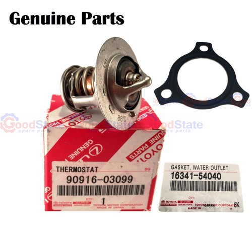 Genuine Hiace LH125 Hilux LN107 LN106 LN105 LN100 3L 2L Thermostat 88C w Gasket - Picture 1 of 3
