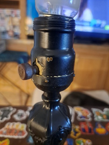 Laco 100 Art Deco Design Lamp Black - Picture 3 of 6