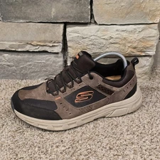 Skechers OAK CANYON Running Trainers, Suede/Textile, Memory Foam Sz 12 EWW