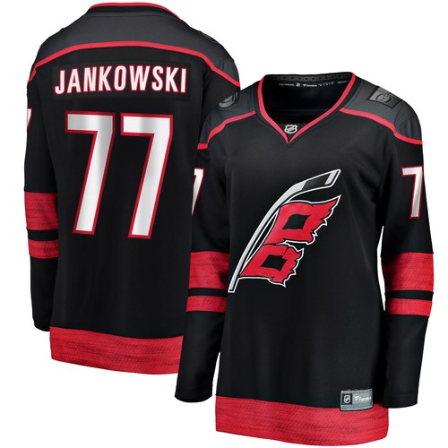 Women's Fanatics Mark Jankowski Black Carolina Hurricanes Home Breakaway Player