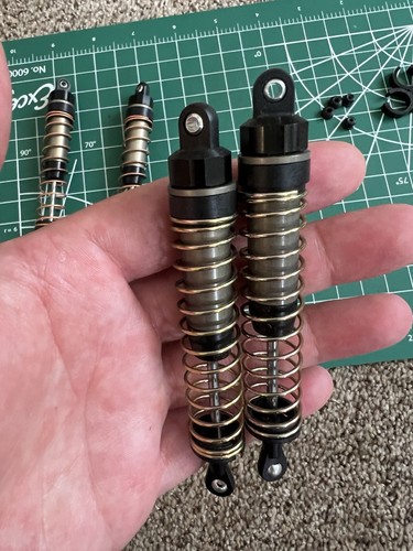 Kyosho vintage w5099 Ultimate Shocks Long Two Pair Pro XRT Truck Full Set VHTF! - Picture 6 of 24