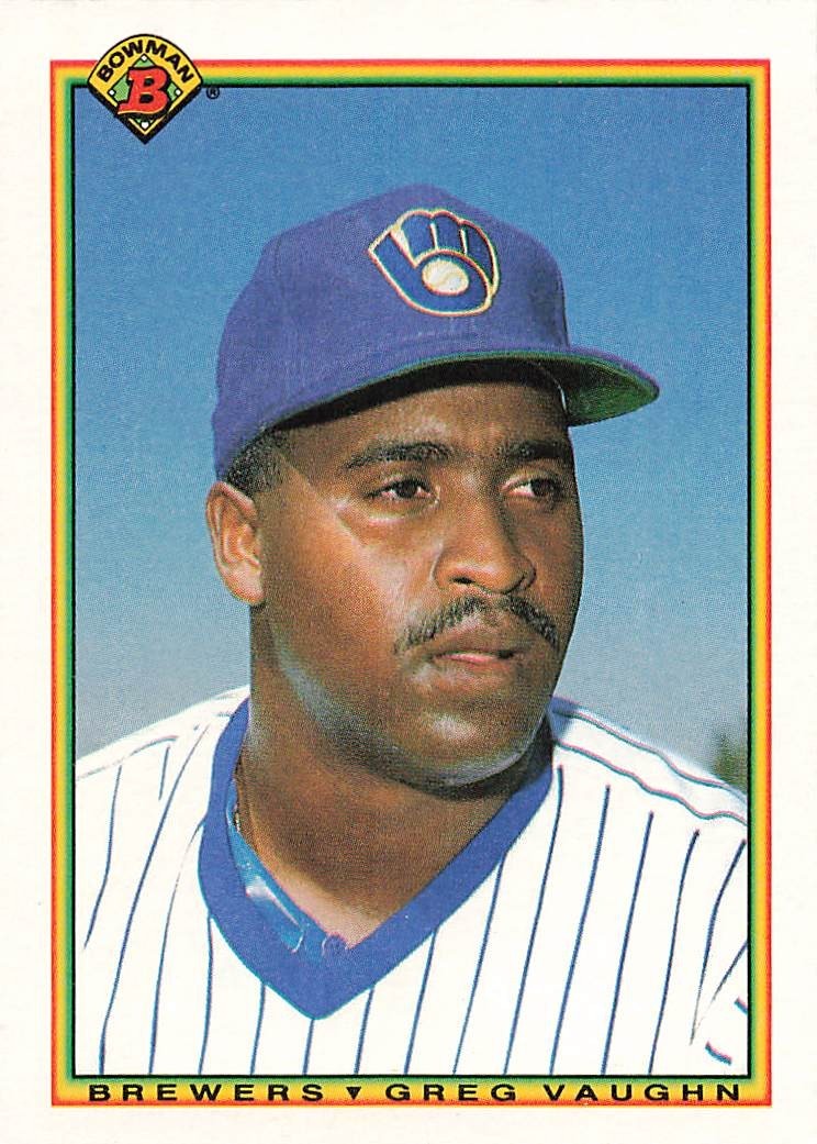 1990 Bowman - Greg Vaughn #396