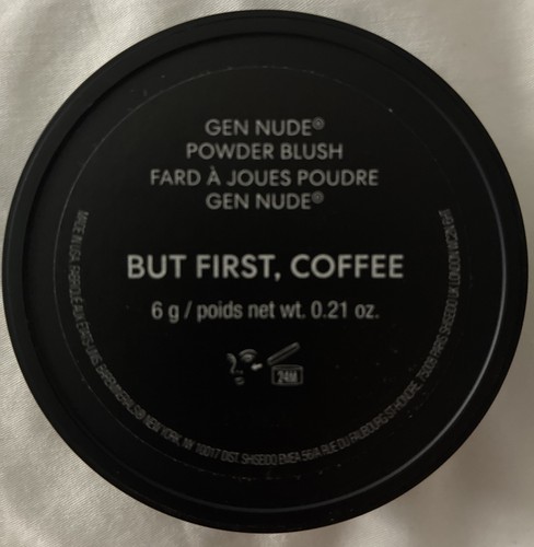 bareMinerals Gen Nude Powder Blush BUT FIRST COFFEE 0.21 oz. NEW IN BOX - Picture 4 of 4