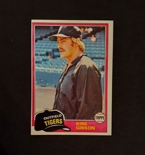1981 Topps Kirk Gibson (RC), Mint (OC) #315