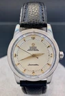 VINTAGE 1951 OMEGA AUTOMATIC SEAMASTER WATCH LARGE LUGS SSTEEL WATCH SERVICE 351