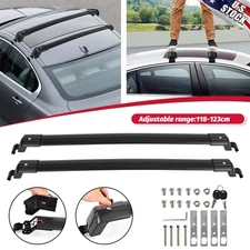 For Honda Civic 2005-2018 Roof Rack Cross Bar Luggage Kayak Cargo Carrier +Lock